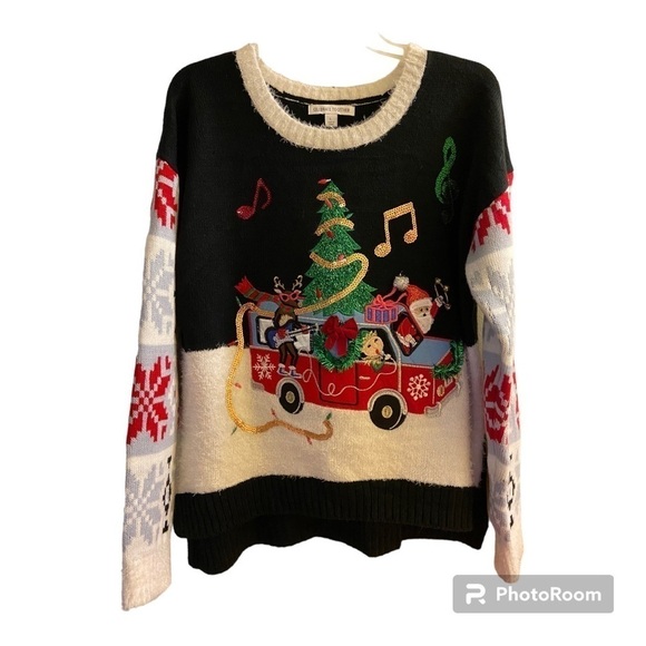 Celebrate Together Ugly Christmas Sweater - Picture 1 of 15